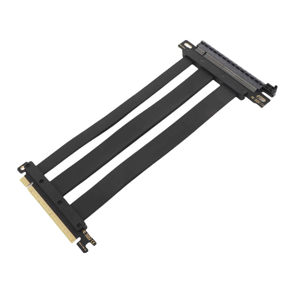 Pcie 4.0 X16 Riser Cable 50Cm Flexible Gpu Extension Adapter Black 4311380677376