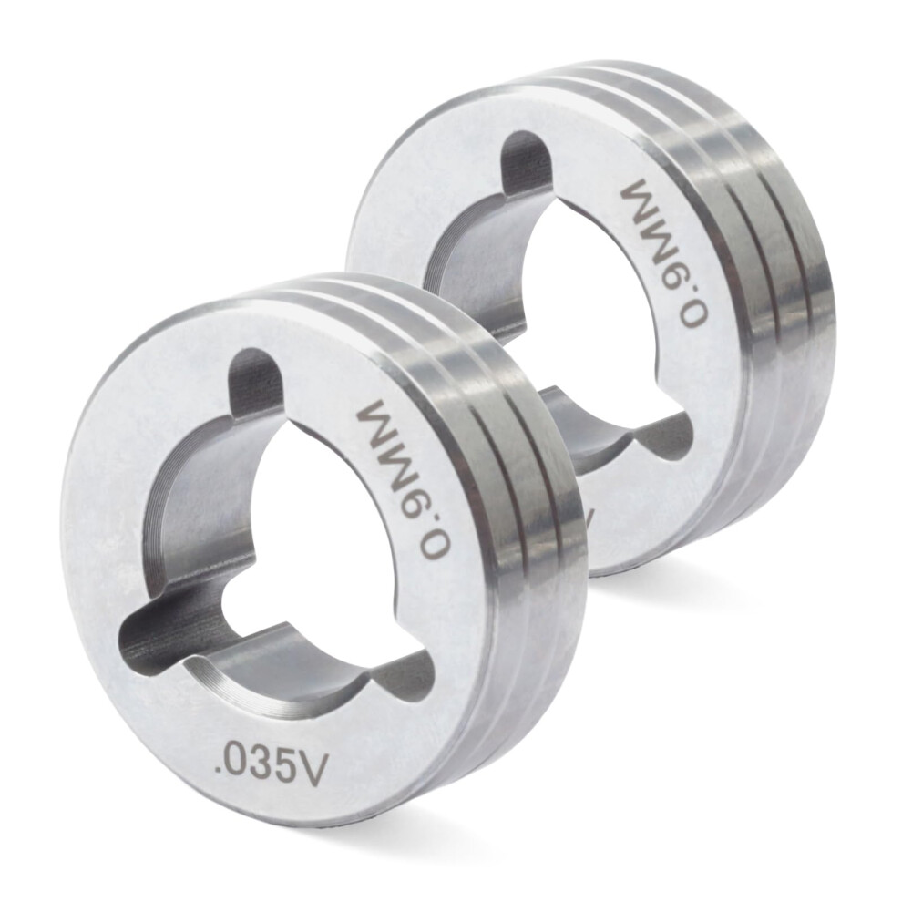 Drive Roll For Miller Welder 0.035 Inch Vgroove 053700 Replacement For 22/32/52 Series Wire Feeder 2 Pack 9187378132067
