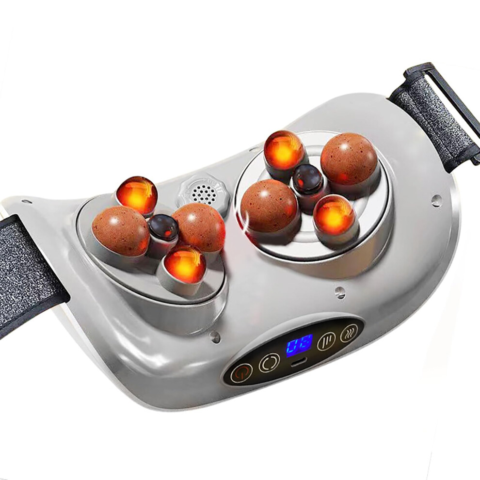 Electric Abdominal Massager With Hot Compress, 3 Modes For Pain Relief In Stomach, Back, Neck, And Legs