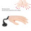 Practice Hand for Acrylic Nails, Realistic Flexible Silicone Left Hand with Adjustable Suction Base 5