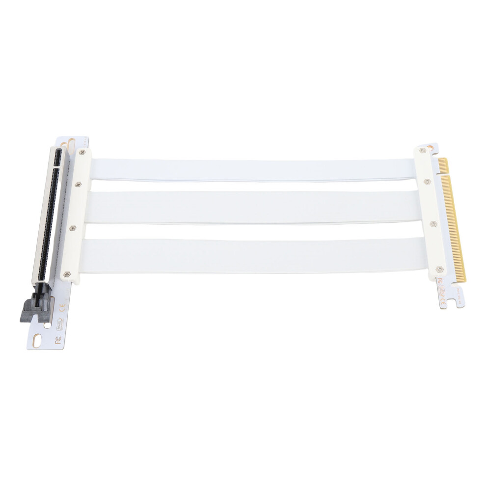 Flexible Pcie 4.0 X16 Riser Cable 50Cm For Rtx 4090 Ti 8900 Xt White 3731380677939
