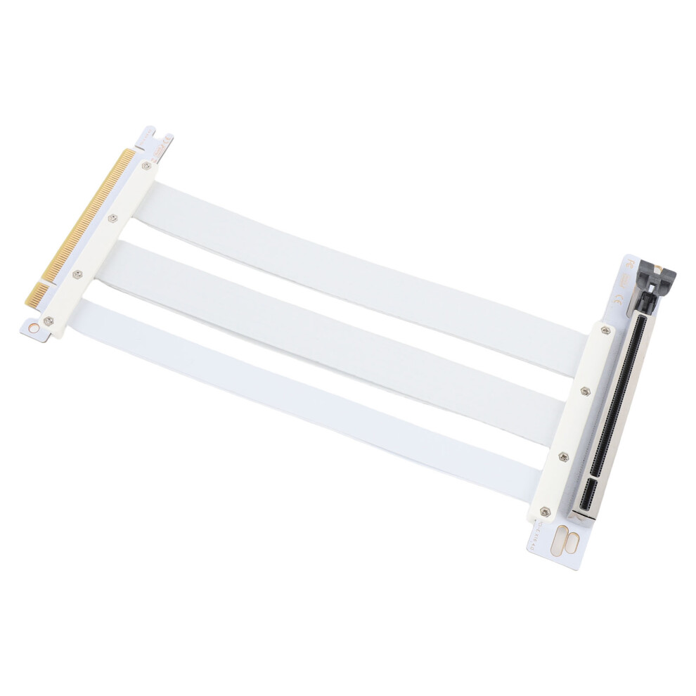 Pci-E 4.0 X16 Riser Cable 15Cm 128Gbps Flexible For Rtx 4090 Ti White 9491380678049