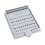 2er Pack Haftnotiz-Schablonen mit Halter, Grau, 7,5x9cm 10