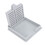 2er Pack Haftnotiz-Schablonen mit Halter, Grau, 7,5x9cm 11