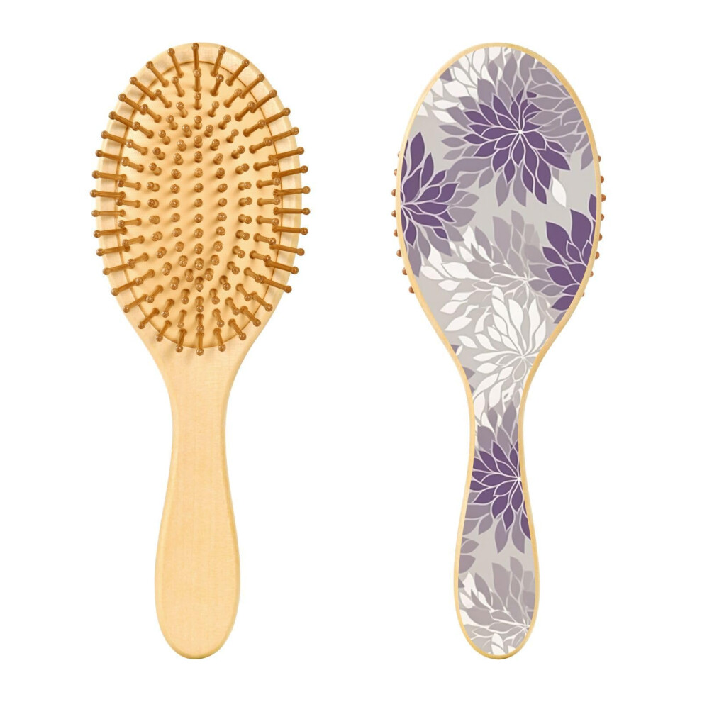 Detangling Hair Brush for Wet and Dry Hair with Soft Bristles, Gentle Knot Removal and Scalp Massage