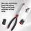 Electrical Disconnect Pliers for Car Repair, Red, Multi-Function 7