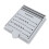 2er Pack Haftnotiz-Schablonen mit Halter, Grau, 7,5x9cm 12