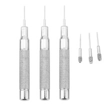 Ferramenta para remoção de pulseira de relógio, ferramenta de mola para substituição de pulseira de relógio, pinos de ponta dupla em aço