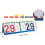 Multifunctioneel trainingsscore-displaypaneel-Drie cijfers 3