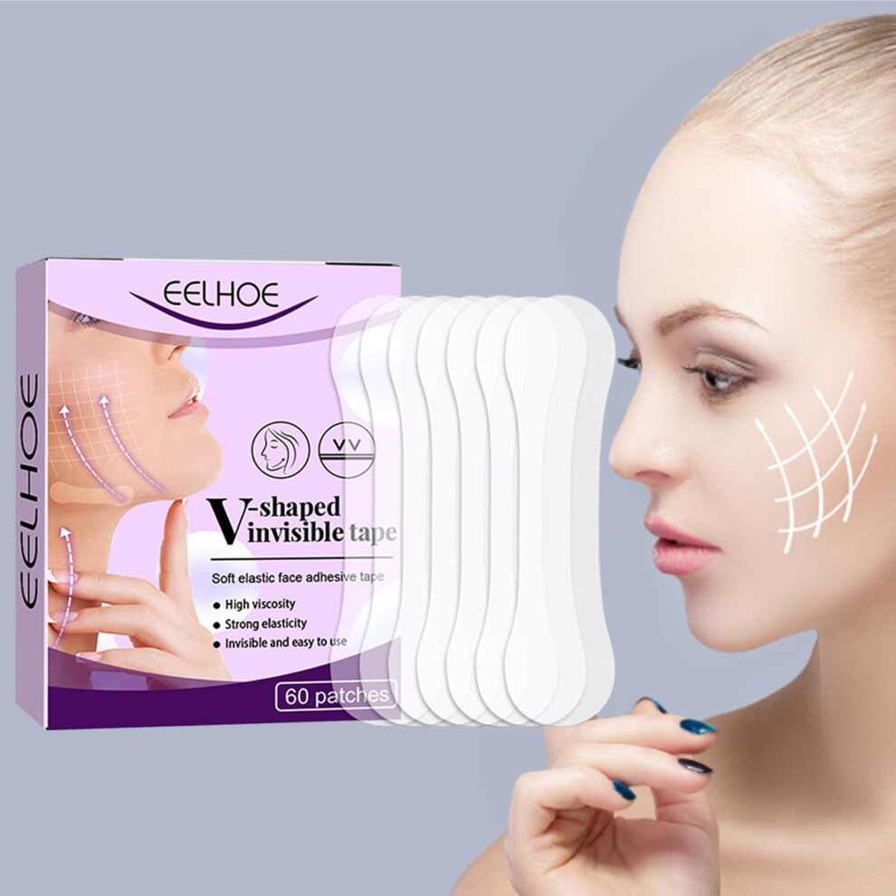 Face Lift Tape Invisible Waterproof Facial Lifting Tape for Sagging Skin and Double Chin