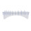 3Pcs Clear Durable Plastic Storage Box Hair Comb Holder for Salon Use 1