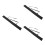 3Pcs Black Multipurpose Sword Carrying Case Durable Fabric Storage Bag 10