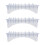 3Pcs Clear Durable Plastic Storage Box Hair Comb Holder for Salon Use 8