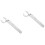 2Pcs Fire Sprinkler Wrench Set Metal Silver Easy Use for Phone Systems 6