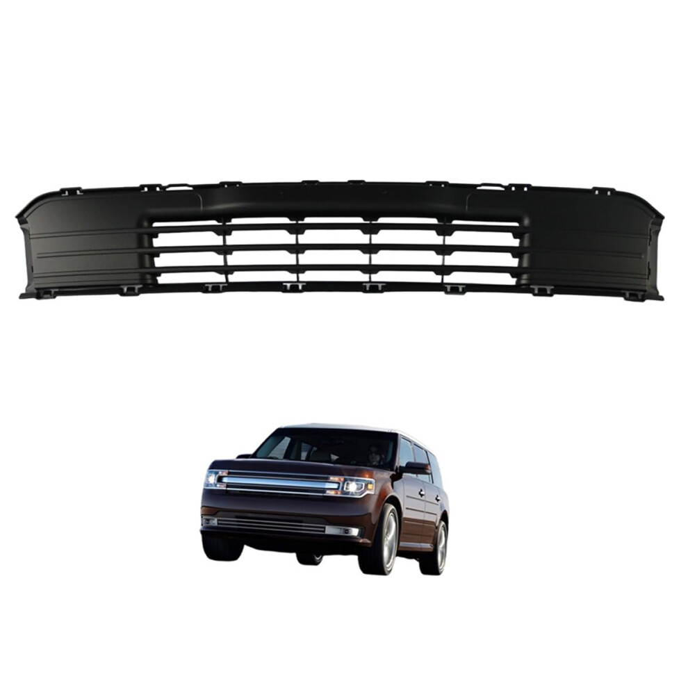 Front Bumper Grille 20132019 Abs Lower Grille Seamless Fit Enhanced Airflow For Ford Flex Black 9187378136034