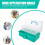Large Foldable Tool Box with 3Layer Compartments, Durable Tool Organizer for Home and Office Storage 4