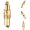 Basin Pop Up Waste Click Clack Sink Plug, Brass Spring Push, Universal Bathroom Sink Replacement 2