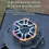 14CM Camping Stove Windscreen with Storage Bag, Portable Wind Shield 2
