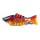 Swimbait 7 Segment künstliche harte Köder Schwimmköder mit-Typ 1 1