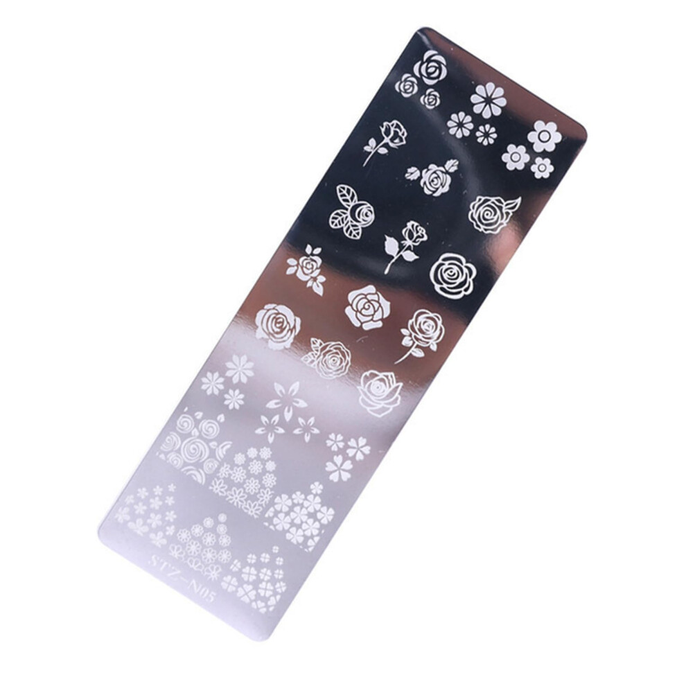 Nail Stamping Plates Flower and Butterfly Designs for Quick Salon Quality Nail Art Templates