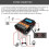 10A 12V/24V Solarladeregler Dual USB/DC 5