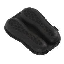 Foldable Gel Motorcycle Seat Cushion, Anti-slip, Shock Absorbent, Black