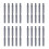 40Pcs Black Soft Close Damper Plastic for Smooth Barn Door Operation 7