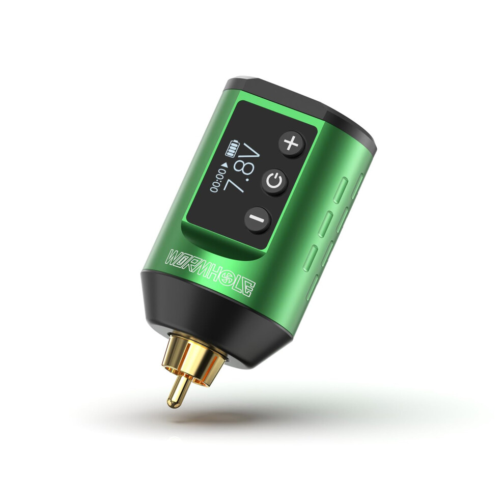 Wireless Tattoo Battery Pack 1500mAh Cordless Power Supply with LED Display for RCA Rotary Pen