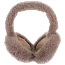 2Pcs Ladies Brown Furry Earmuffs Warm Ear Muffs for Winter Outdoors