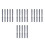 40Pcs Black Soft Close Damper Plastic for Smooth Barn Door Operation 5