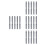 40Pcs Black Soft Close Damper Plastic for Smooth Barn Door Operation 10