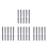 40Pcs Black Soft Close Damper Plastic for Smooth Barn Door Operation 9