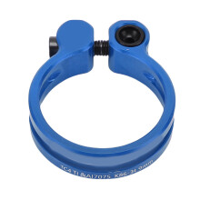 Aluminiumlegierung Fahrrad-Sattelstützenklemmen 30,4-31,6 mm Blau