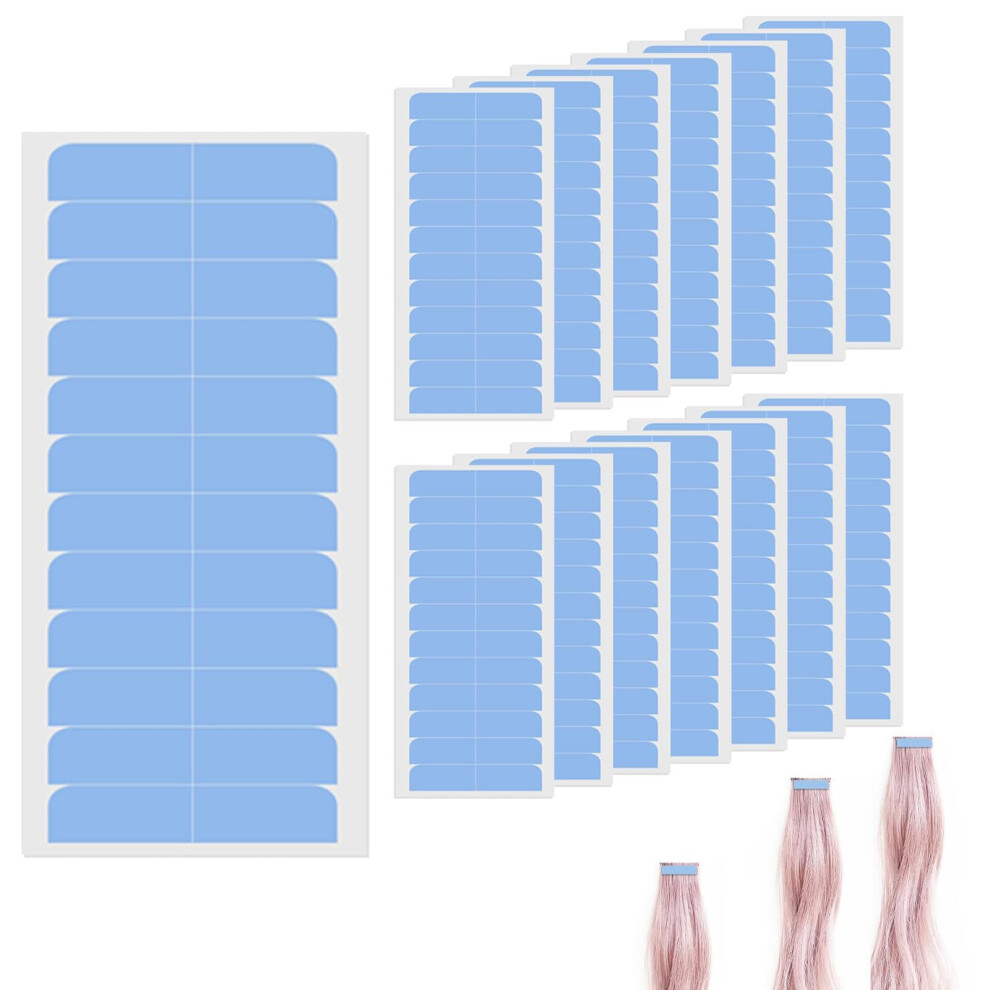 Unisex Hair Extension Tape With Strong Longlasting Hold, 180Pcs Precut Double Sided Waterproof Adhesive Strips