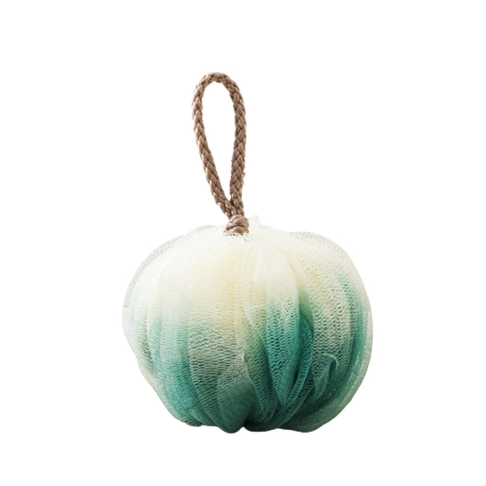 Green Large Mesh Bath Loofah Shower Sponge For Gentle Exfoliating And Rich Lather,