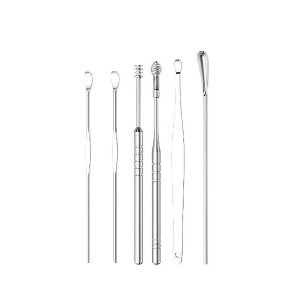 Earwax Removal Tool with SpoonShaped Precision Tip, Stainless Steel Ear Pick for Adults and Kids