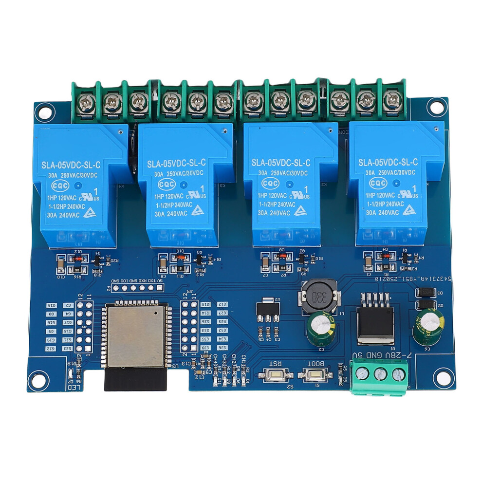 Relay Module Dc7-28/5V 4 Channel For Esp32 Wifi Bluetooth Development 4631380682980
