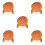 5Pcs Soft Plush Simulation Food Pillow Light Brown Decorative Toy 8