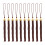 10Pcs Lightweight Coffee Polyester Tassels for Graduation Accessories 8