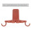 2Pcs Premium ABS Swivel Towel Hook Rack Wall Storage Holder Rosy 10