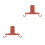 2Pcs Premium ABS Swivel Towel Hook Rack Wall Storage Holder Rosy 6
