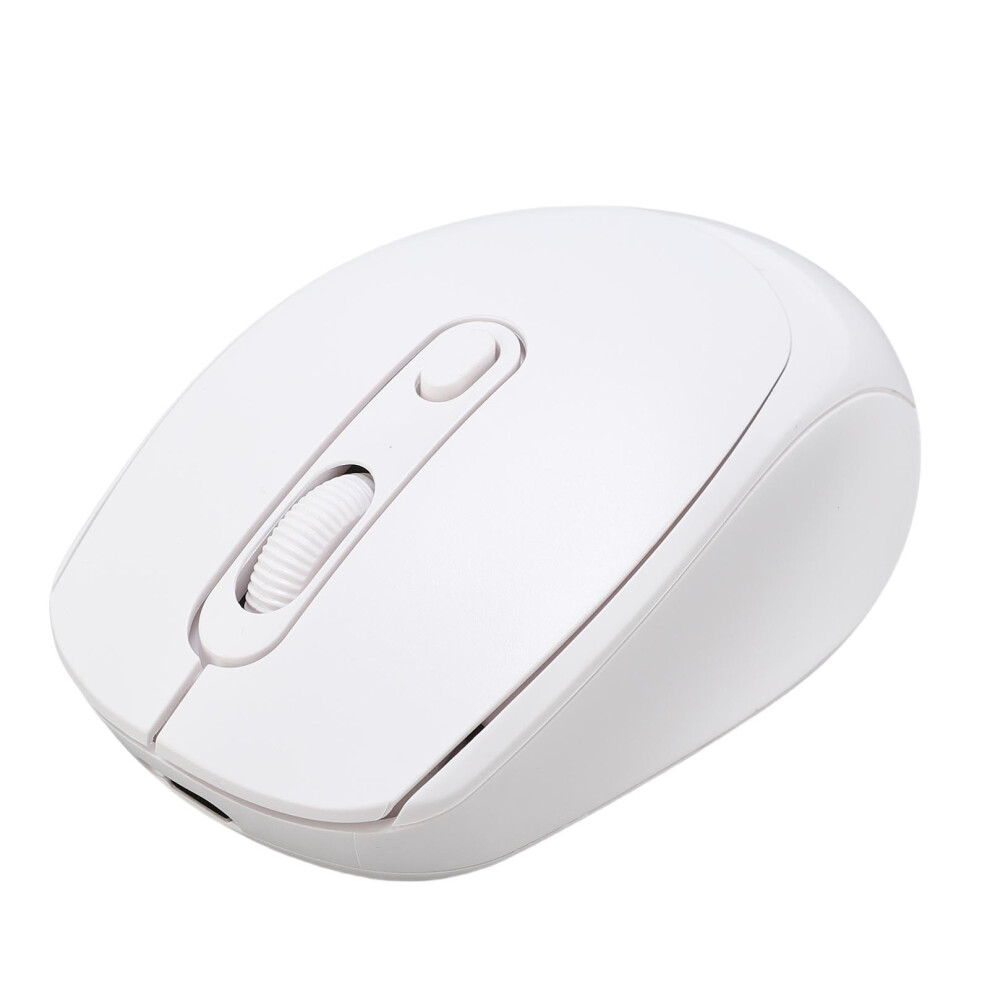 Rechargeable Wireless Silent Mouse 1600Dpi 400Mah Li-Ion White 4671380683600