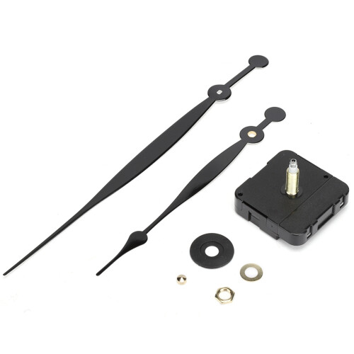 Clock Movement Replacement Kit With Adjustable Clock Hands And Long Shaft Clock Movement For DIY Wall Clock Projects 2