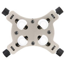Kit de ferramentas para reparo de relógios, feito de metal, com suporte ajustável para mecanismo de relógio, abridor de tampa traseira e