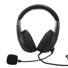 USB-Headset mit Mikrofon, Rauschunterdrückung, 2,8 m PVC-Kabel, 22 cm Mikrofonstange