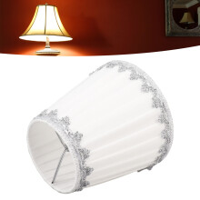 6Pcs Cloth Lampshade Modern Candle Chandelier Light 13cm