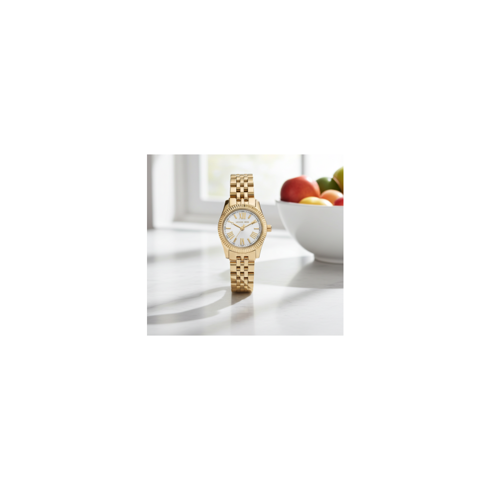 Michael Kors Mk3229 Ladies Petite Lexington Watch Gold