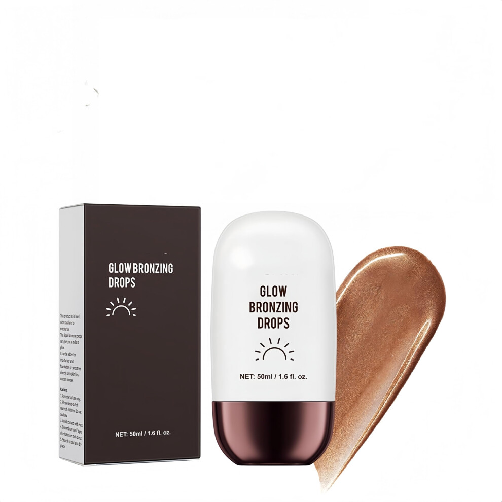 Liquid Highlighter 4 Colors Waterproof Long Lasting Shimmer Glow for Face and Body (Color 03)