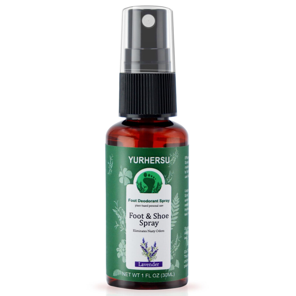 Cream Foot Odor Spray With Antisweat Protection, Odor Neutralizing And Moisturizing Foot Deodorant