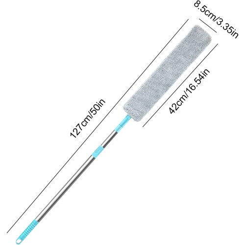 Under Appliance Duster with Adjustable Rod, Microfiber Dust Cleaner for HardtoReach Areas 2